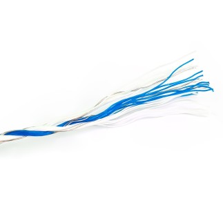 Filo EXTREME 3X0,2SS 3X0,25CU bianco blu - 1000 metri