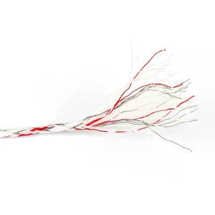 Filo PREMIUM BRAID 3mm 9x0,2SS bianco rosso - 200 metri