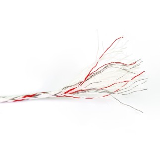 Filo PREMIUM BRAID 3mm 9x0,2SS bianco rosso - 400 metri